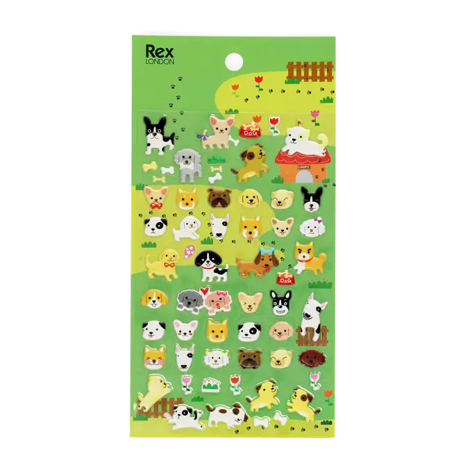 3D Puffy Stickers - Dogs