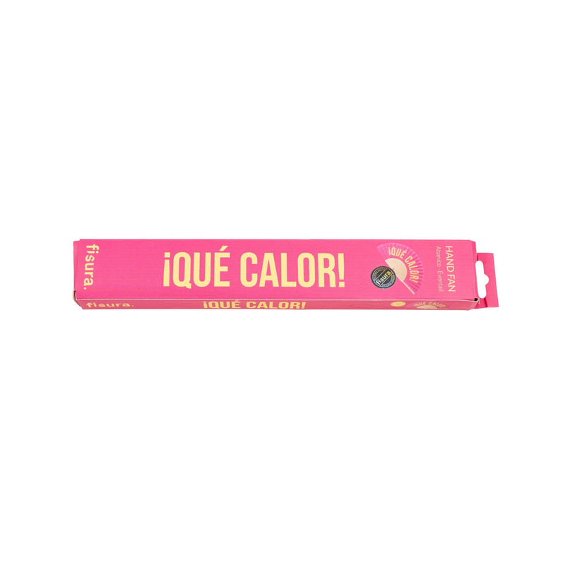 Pink and Yellow “It’s So Hot” Fan