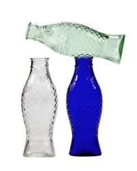 Fish Carafe - Cobalt Blue