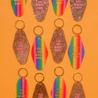 You Are Magic Baby Glitter Motel Keychain