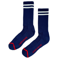 Extended Boyfriend Socks - Navy