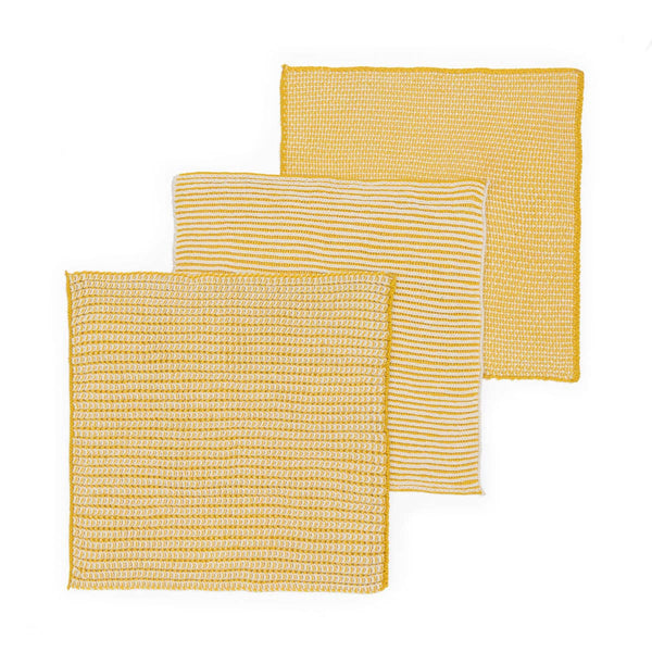 Reusable & Eco-Friendly Cotton Dishcloth - Textured Citrus