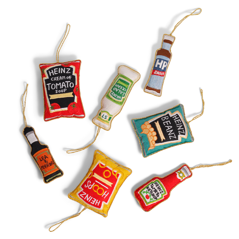 Heinz Beanz Embroidered Christmas Decoration