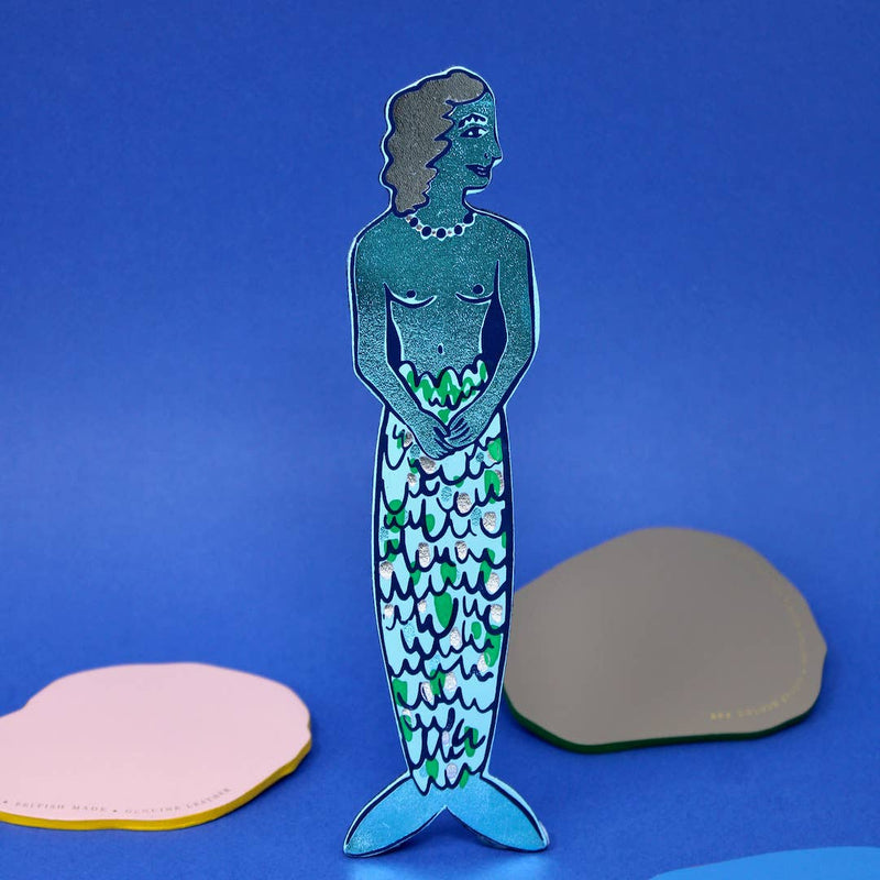 Mer-Woman Bookmark - Pale Blue