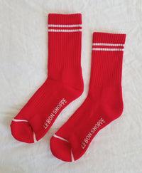 Boyfriend Socks - Cardinal