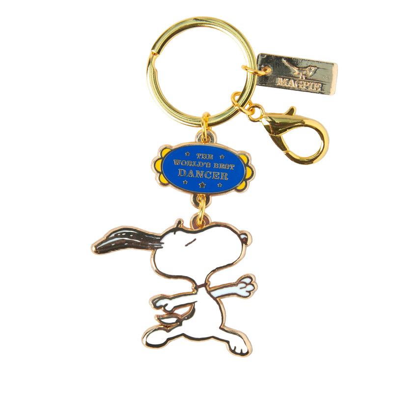 Peanuts World's Best Dancer Keyring