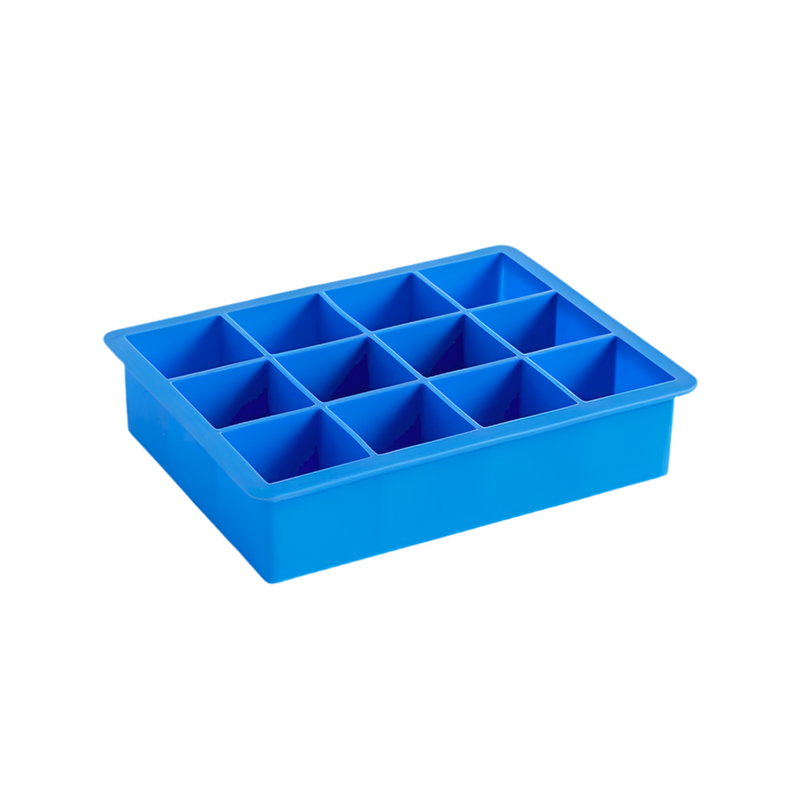 XL Square Ice Cube Tray - Blue