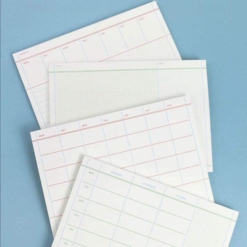 Flat Notepad (A5) Monthly