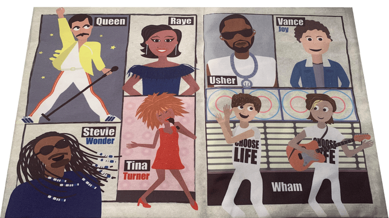 Crinkly Cloth Newspaper - Music A-Z
