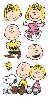 Charlie Brown & Sally Stickers on the Roll - one sheet