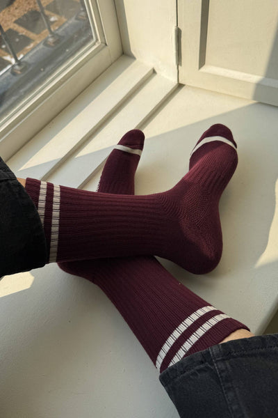 Extended Boyfriend Sock - Wood