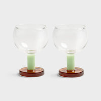 Glasses Cantine Amber - Set of 2