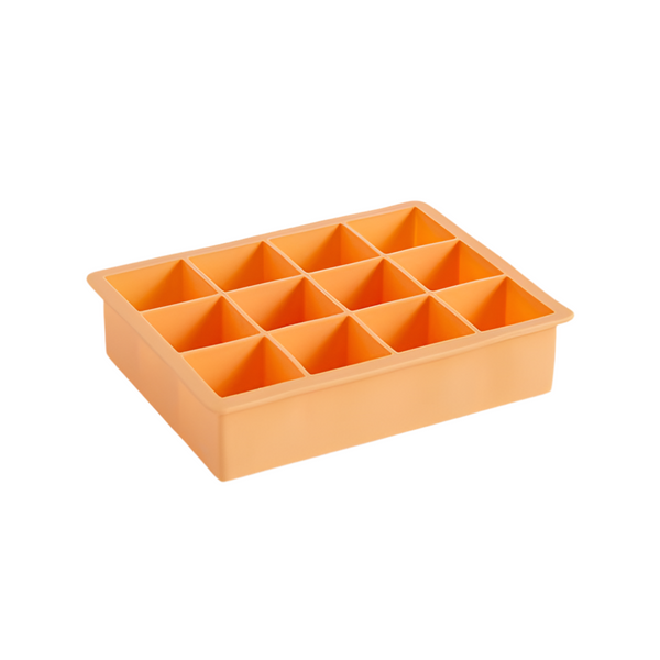 XL Square Ice Cube Tray - Peach