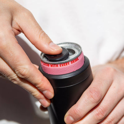 Huski Slim Can Cooler - Brushed Stainless