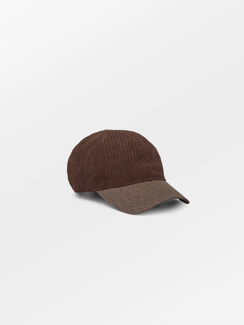 Corduroy Malvi Cap - hot fudge brown