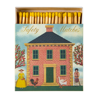 Red Brick | Square - Safety Matches