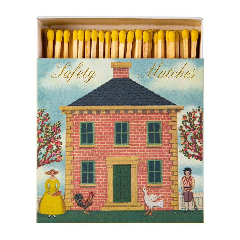 Red Brick | Square - Safety Matches