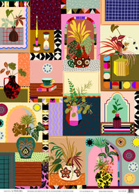 Pavilion - Lifestyle Botanical Illustrated Interior Colourful Gift Wrap