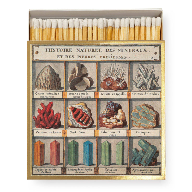 Minerals Square Matchboxes
