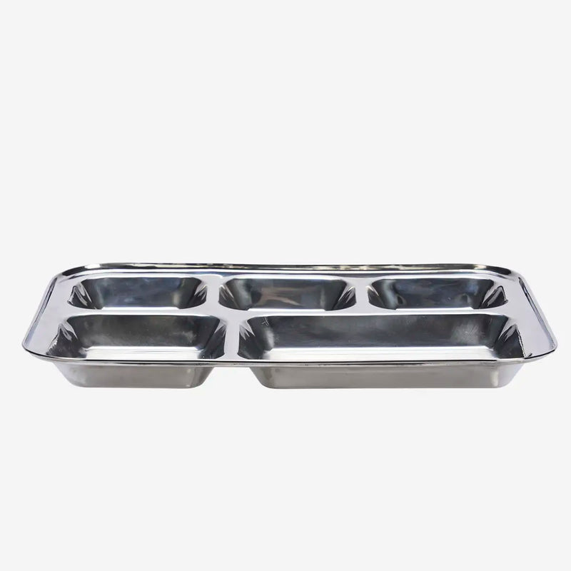 Madam Stoltz - Stainless Steel Food Tray