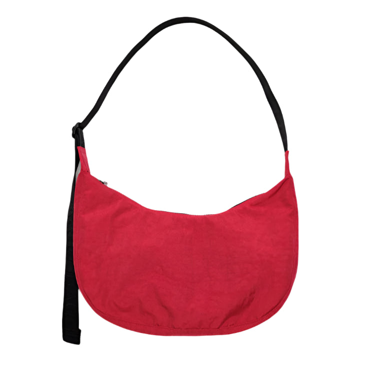 Baggu Candy Apple Medium Nylon Crescent Bag