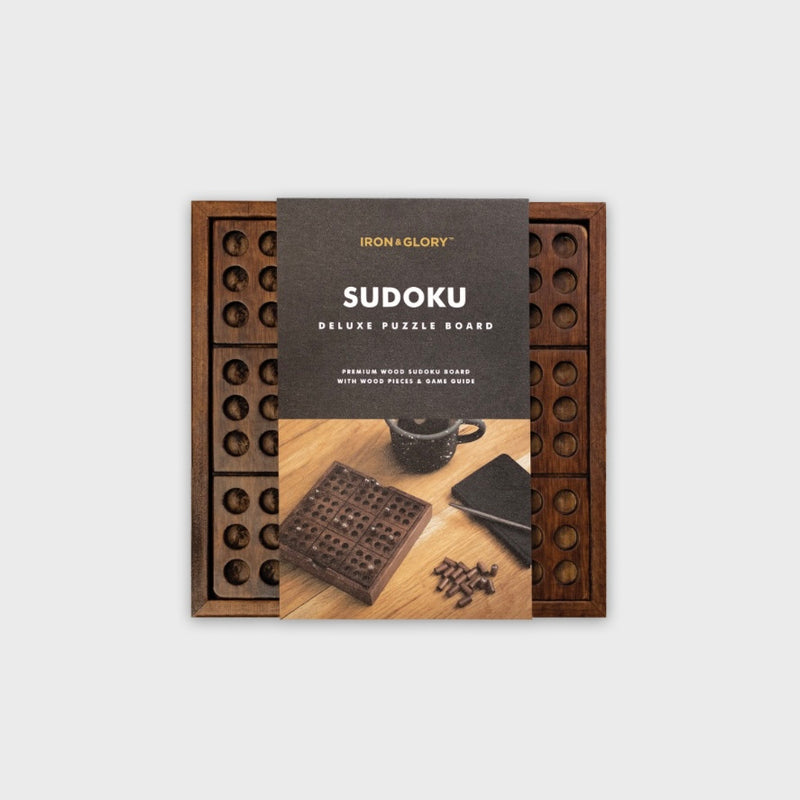 Iron & Glory Wooden Sudoku Puzzle