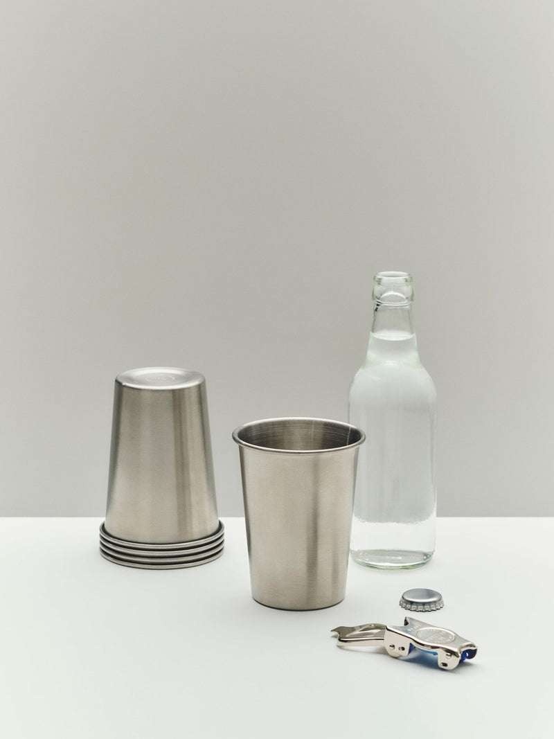 Outdoor Market Steel Cup - Medium - Set Of 2