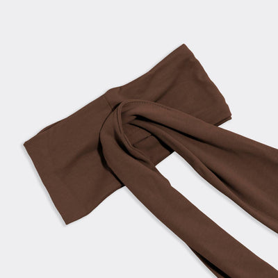 Set & Flow Heatless Curling Headband - Chocolate Brown