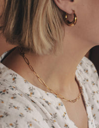 Dainty Chain Link Necklace - Gold