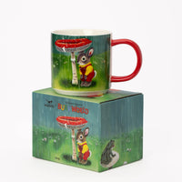 Magpie x Richard Scarry I am A Bunny Mushroom Mug