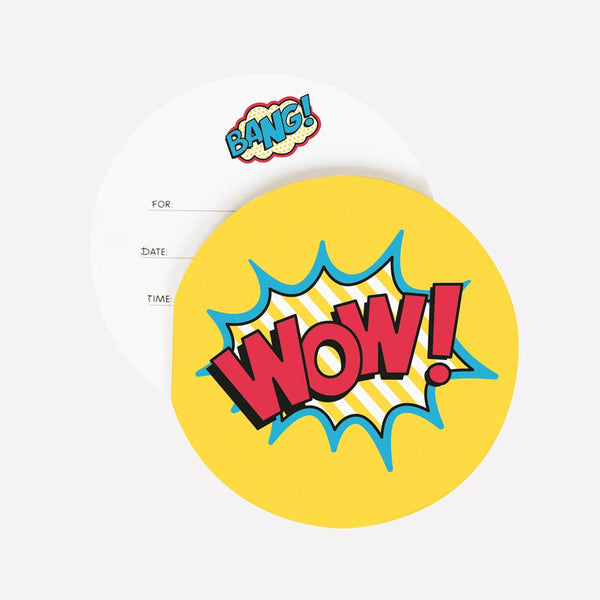 Party Invitations - Superheroes