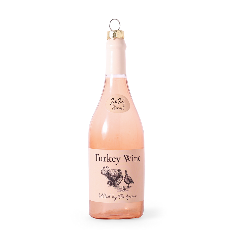 Turkey Wine Glass Decoration