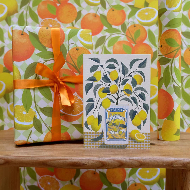 Printer Johnson Ltd - Citrus Gift Wrap