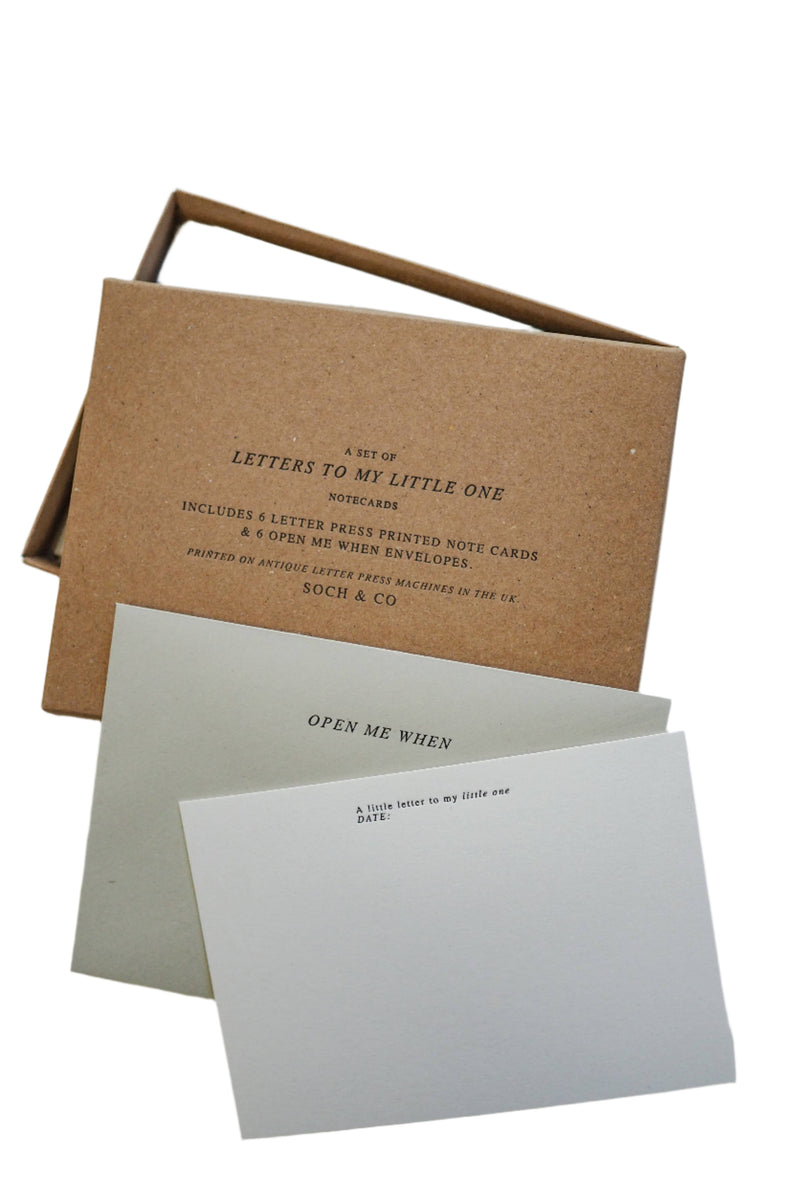 'Letters to My Little One' Notecard Set