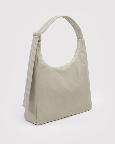 Nylon Shoulder Bag - Celadon