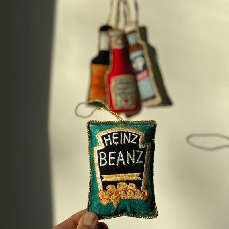 Heinz Beanz Embroidered Christmas Decoration