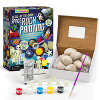 Glow in the Dark Space Rock Painting Kit