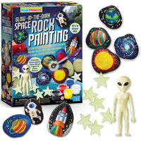 Glow in the Dark Space Rock Painting Kit