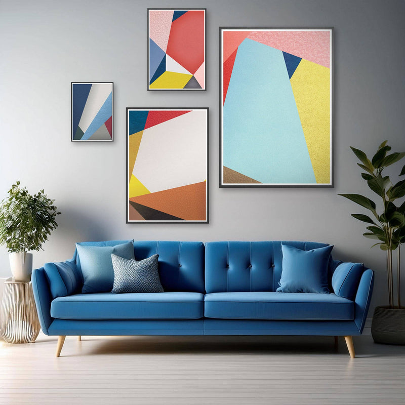 The Underdog Print Shop - Seasonal Geometric Abstract Gallery Wall