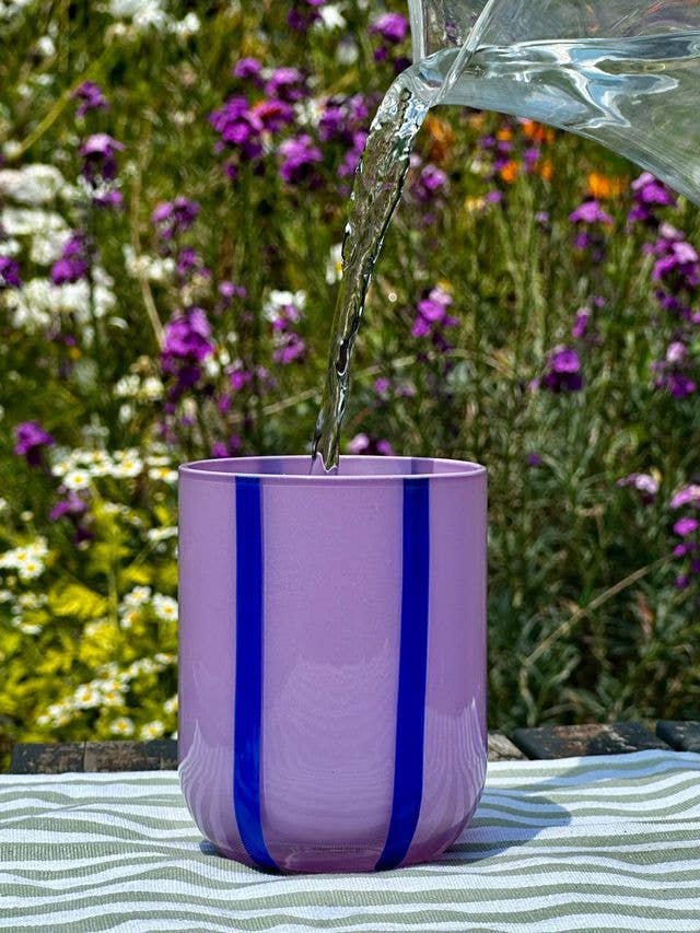 Atina Tumbler - Lilac/Navy