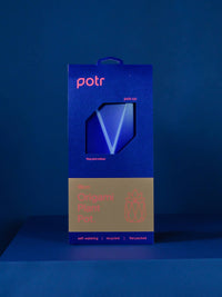 18cm Self-Watering Pot - Navy