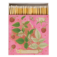Rose Framboise Matches | Square Matchboxes