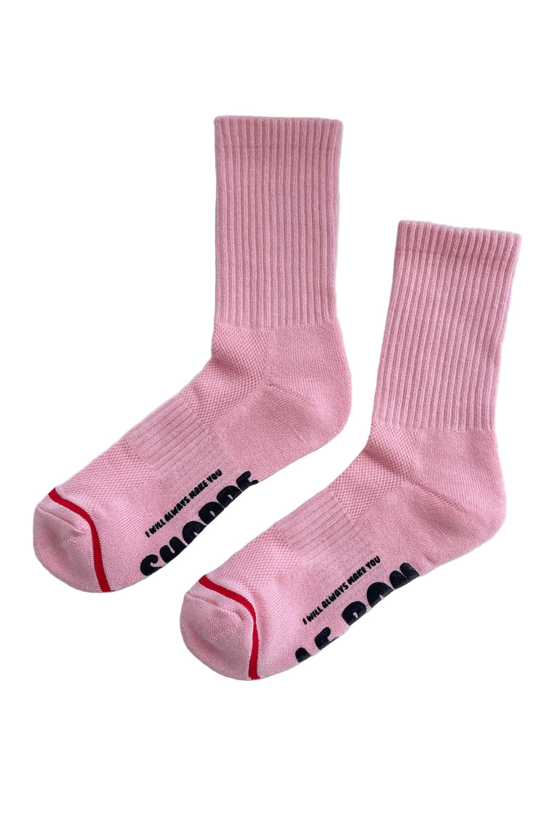 Hugger Socks - Pink/Black