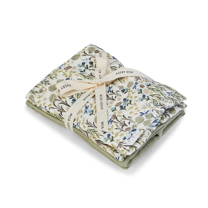 Organic Baby & Toddler Washcloths Set Of 2 - Riverbank