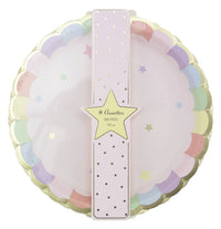 Scalloped Plates - Pastel Pink - Pack of 8
