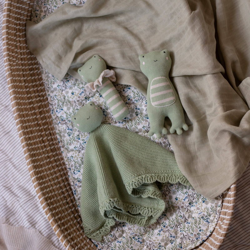 Avery Row - Cuddle Cloth - Frog
