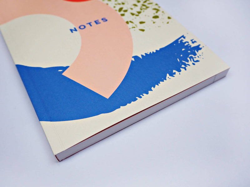 Memphis Brush Lay Flat Notebook