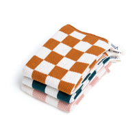 Reusable & Eco-Friendly Cotton Dishcloths: Check Mustard