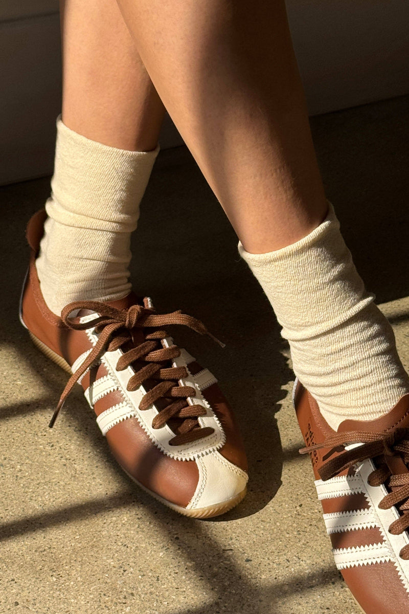 Breezy Sneaker Socks - Dark Cacao
