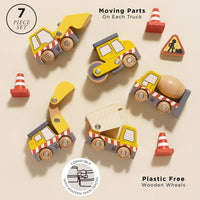Construction Toy Cars, Trucks & Diggers Set